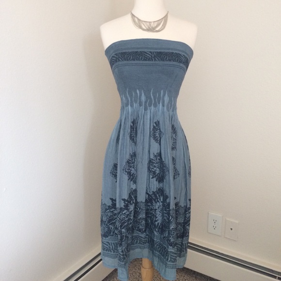Lapis Dresses & Skirts - Anthopologie Lapis Blue Sun Midi -OSFM